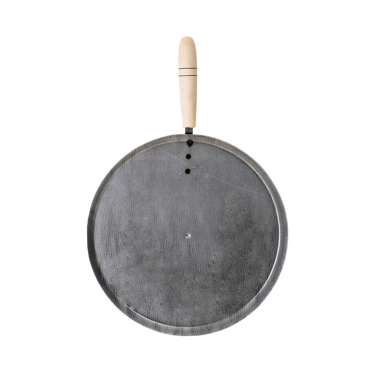 Tava rotunda pentru copt legume, diametru 30 cm, cu maner lemn