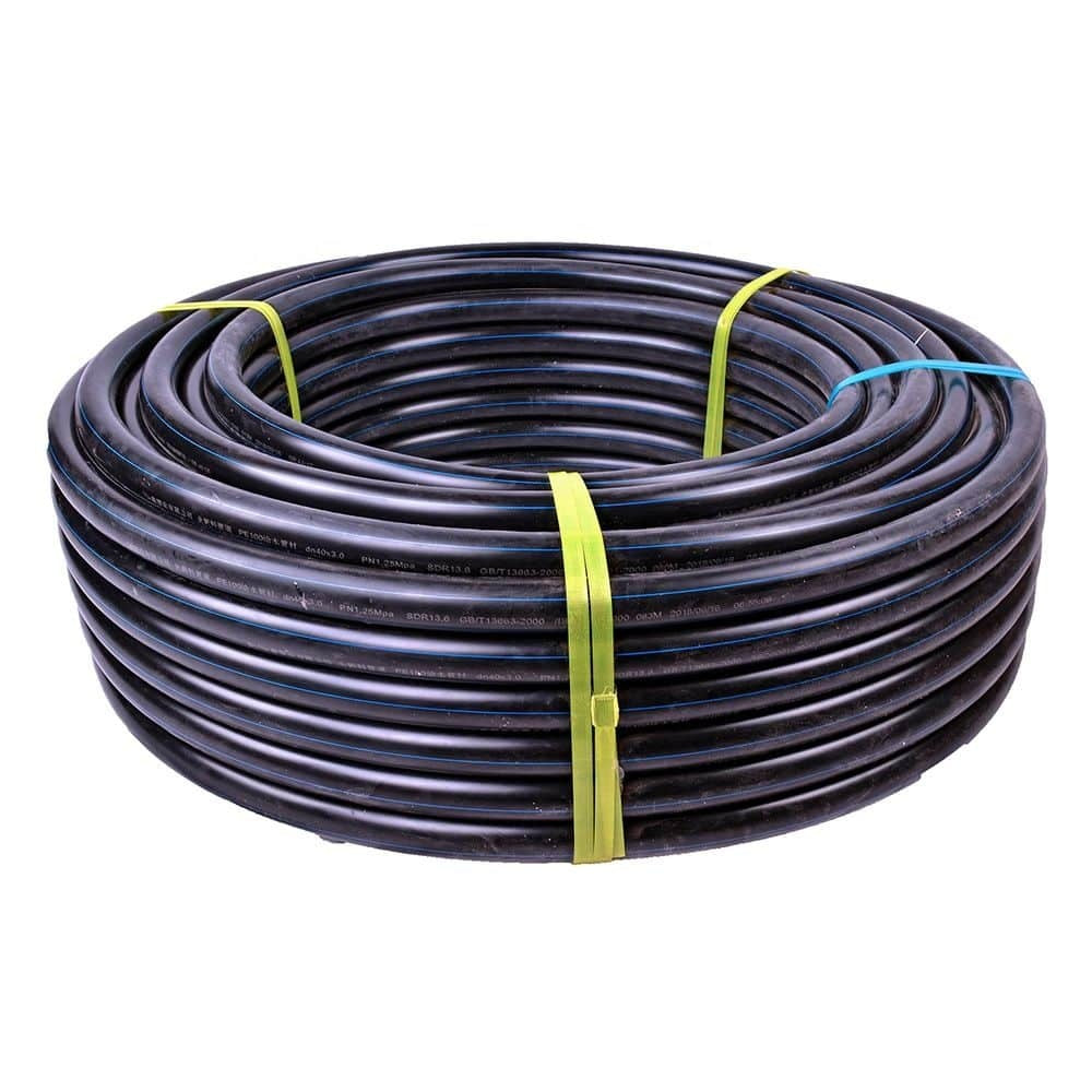 Teava PEHD 20mm, presiune PN 6, culoare neagra pentru instalatii apa rece si irigatii