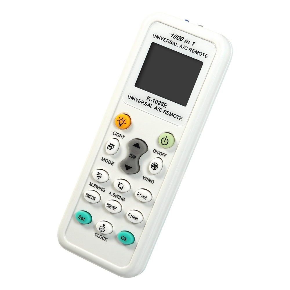 Telecomanda universala pentru aerul conditionat, functie de cautare automata, 8-10 metri, alb