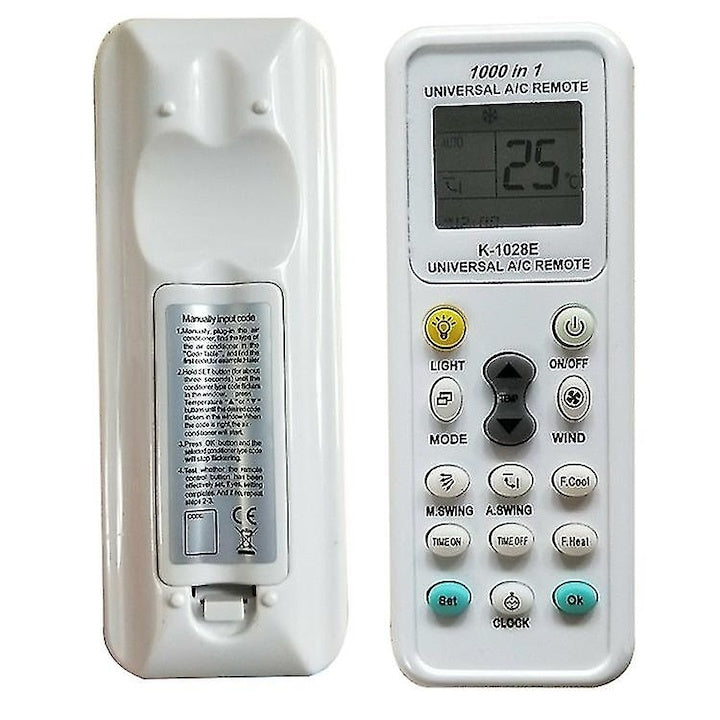 Telecomanda universala pentru aerul conditionat, functie de cautare automata, 8-10 metri, alb
