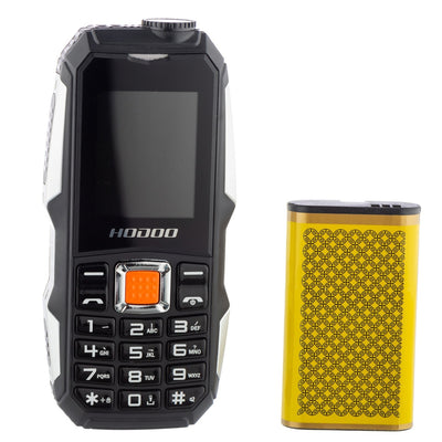 Telefon militar F8, Dual SIM, 3800 mAh, FM radio, Bluetooth, Lanterna, Negru-Gri
