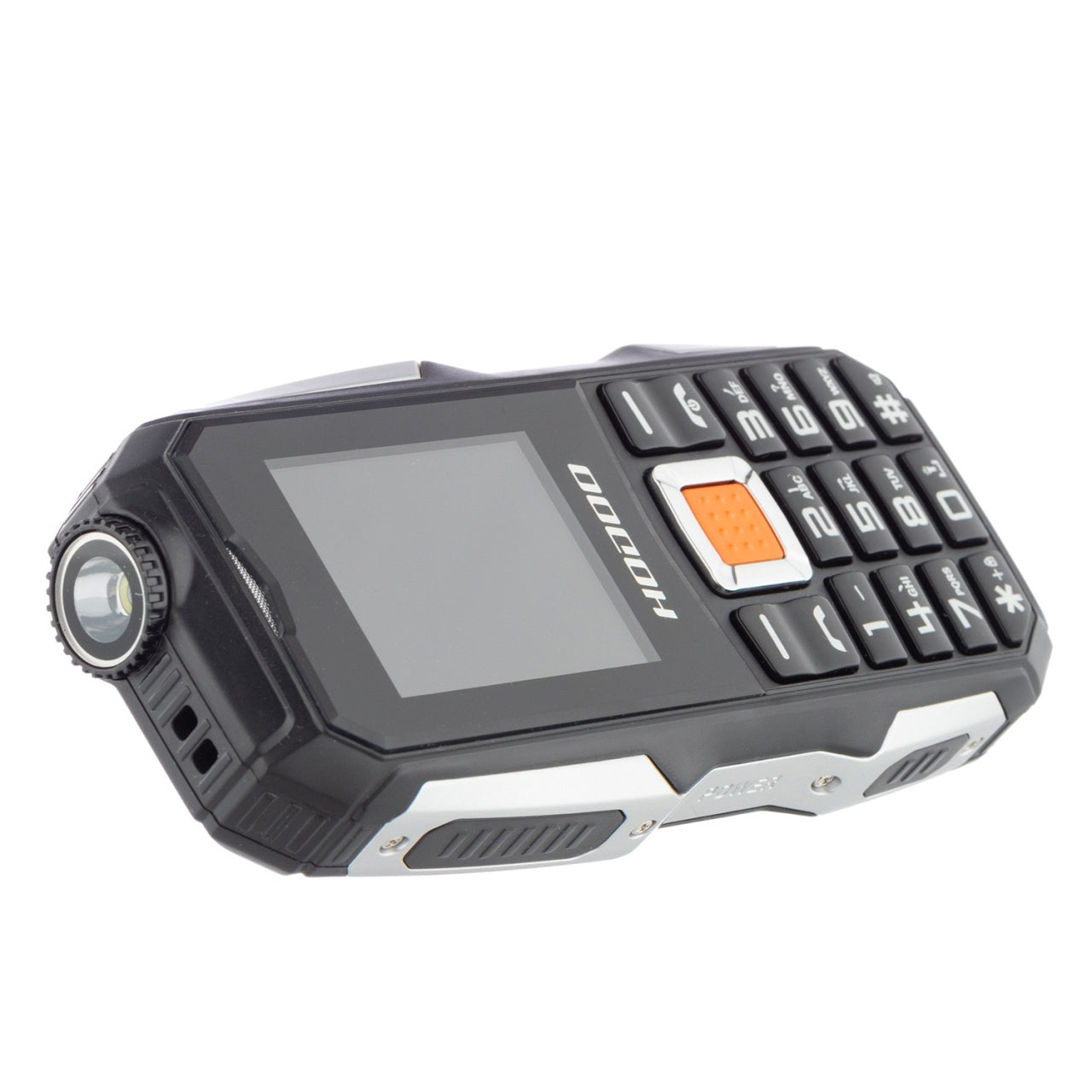 Telefon militar F8, Dual SIM, 3800 mAh, FM radio, Bluetooth, Lanterna, Negru-Gri