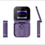 Telefon mobil mini cu ecran dublu, butoane mari, lanterna LED, camera foto, 2 x Nano SIM, player muzical, radio, mov