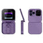 Telefon mobil mini cu ecran dublu, butoane mari, lanterna LED, camera foto, 2 x Nano SIM, player muzical, radio, mov