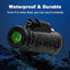 Telescop monocular HD 40*60, rezistent la praf si apa, compatibil smartphone, din plastic rezistent, negru