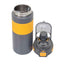 Termos 2 in 1 cu pai, interior inox, capacitate 600ml, portocaliu