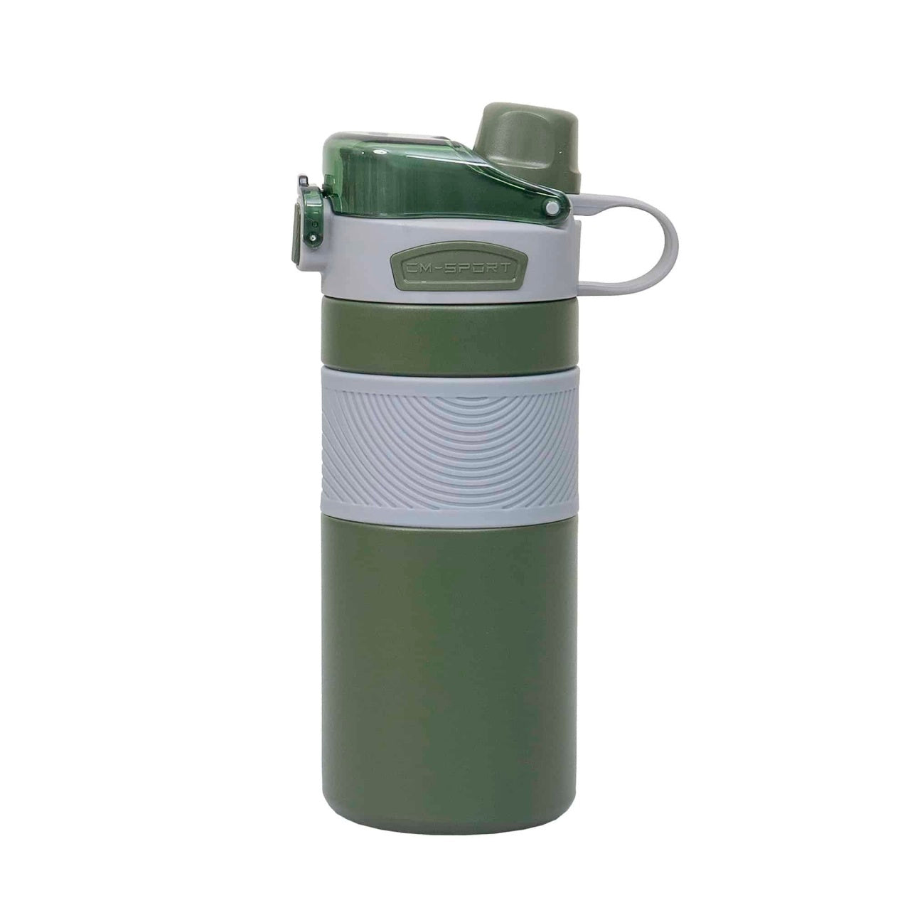 Termos 2 in 1 cu pai, interior inox, capacitate 600ml, verde