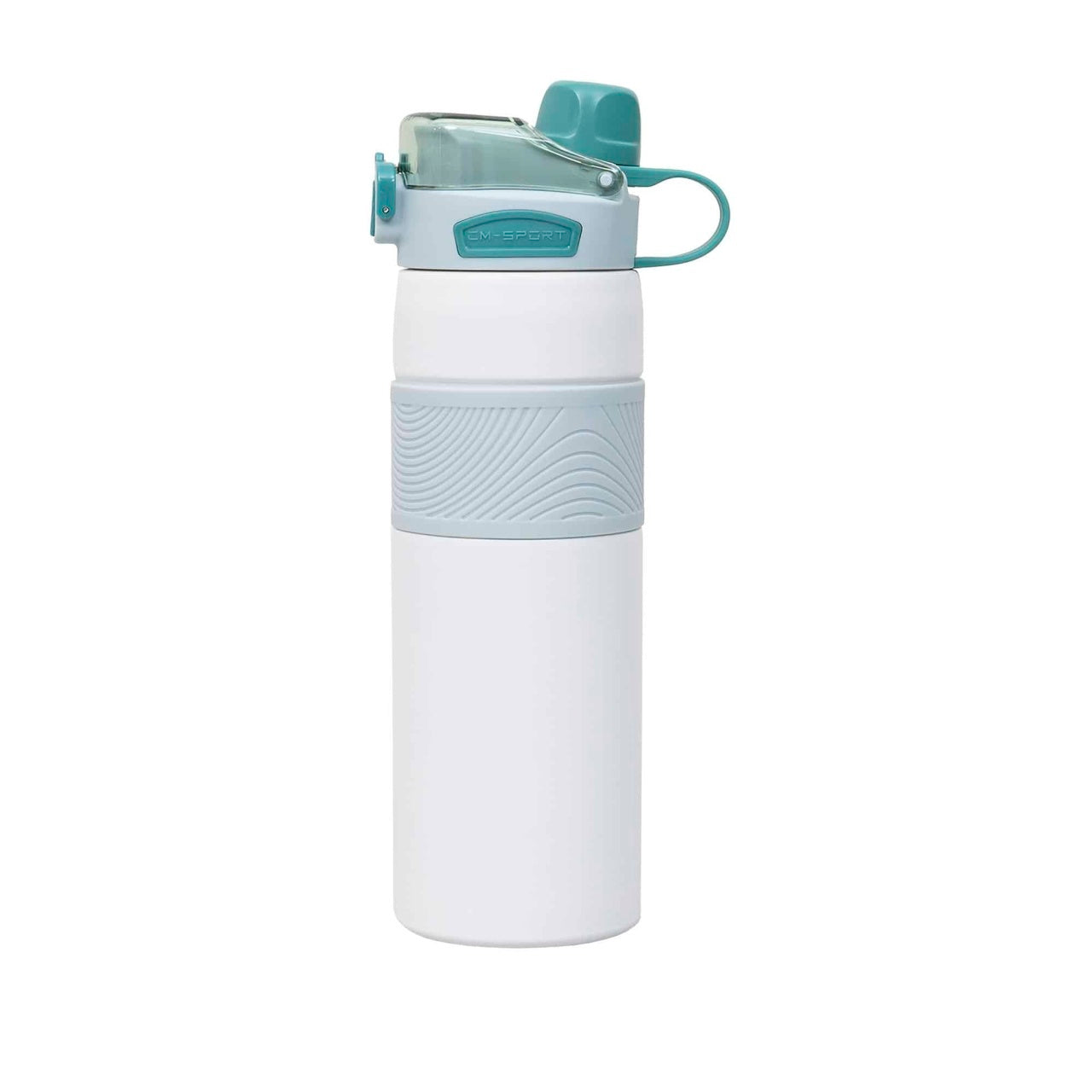 Termos 2 in 1 cu pai, interior inox, capacitate 800ml, culoare alba