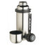 Termos din inox, capacitate 1000ml, cu buton Safe Lock, capac tip pahar, mentine lichidele calde pentru 12 h si reci pentru 24 h, argintiu