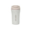 Termos inox 400ml cu inchidere ermetica si pai, alb