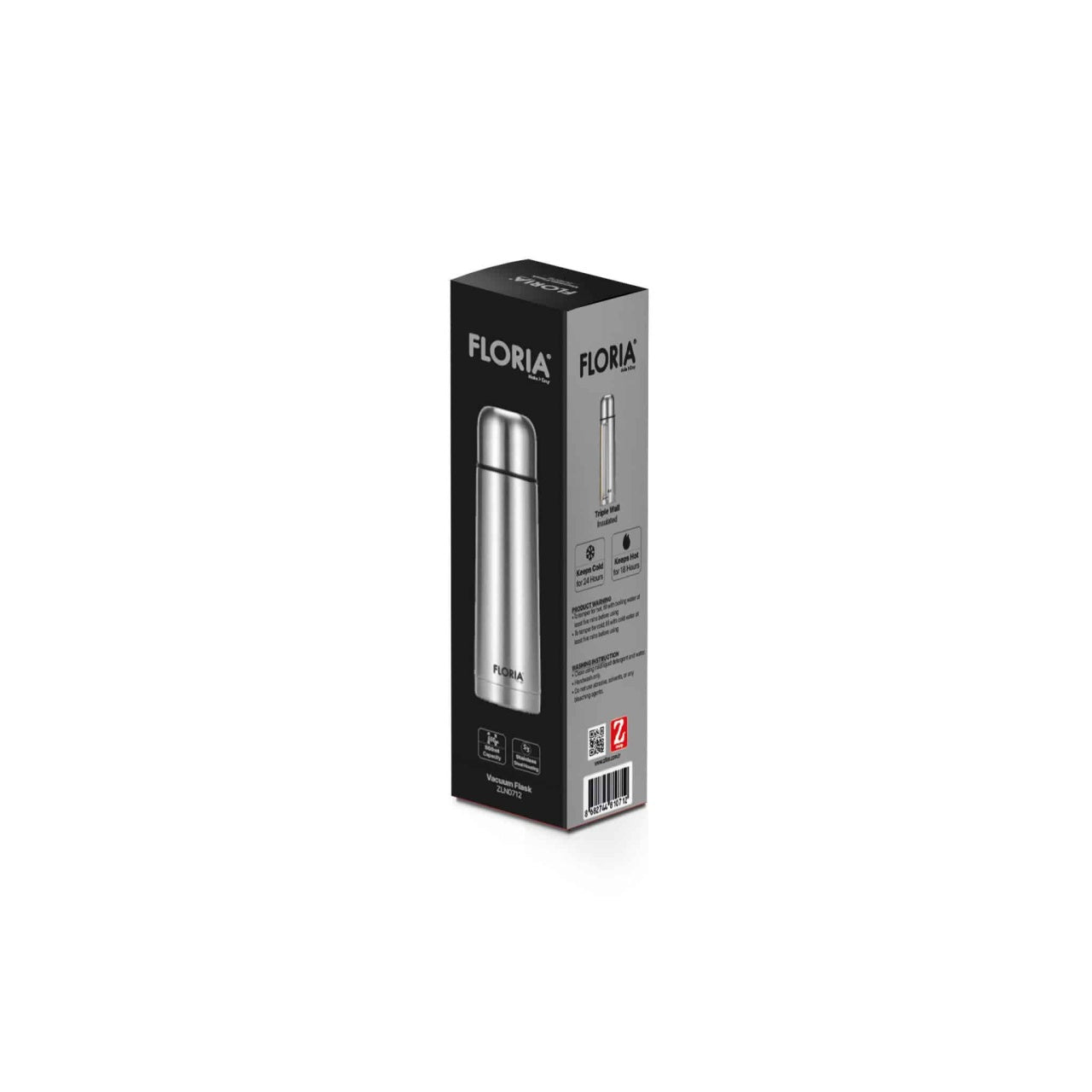 Termos inox 500ml cu capac etans si functie pahar, usor de spalat