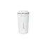 Termos interior inox 380ml cu indicator temperatura si inchidere ermetica, alb