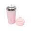 Termos interior inox 380ml cu indicator temperatura si inchidere ermetica, roz