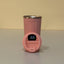 Termos interior inox 380ml cu indicator temperatura si inchidere ermetica, roz