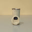 Termos interior inox 380ml cu indicator temperatura si inchidere ermetica, alb