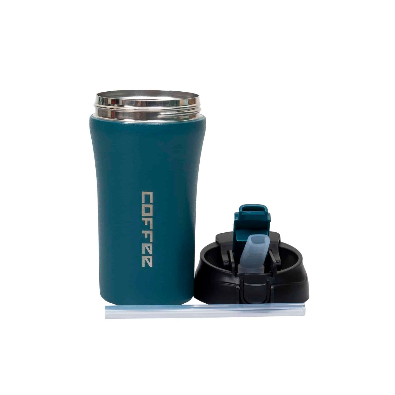 Termos interior inox 400ml cu inchidere ermetica si pai, albastru
