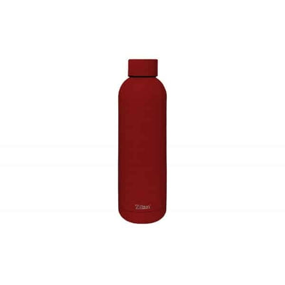Termos sticla cu interior inox 500ml, capac etans, rosu