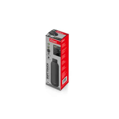 Termos sticla interior inox 500ml, gri, mentine temperatura calda si rece