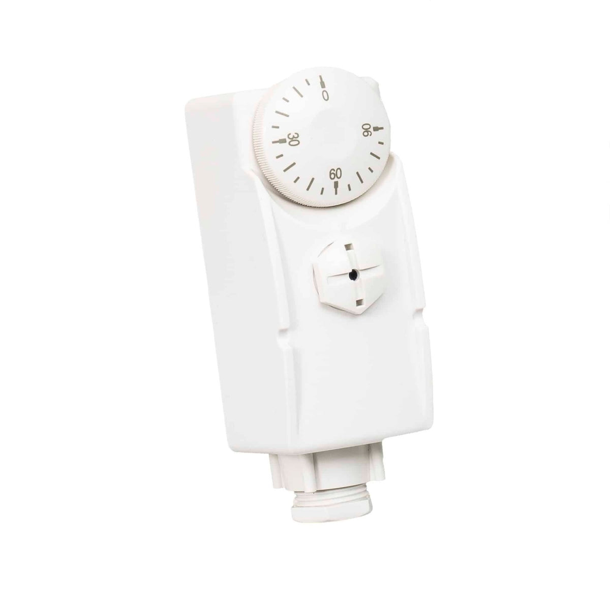 Termostat de imersie 100mm, temperatura 0-90°C, carcasa ABS, IP40