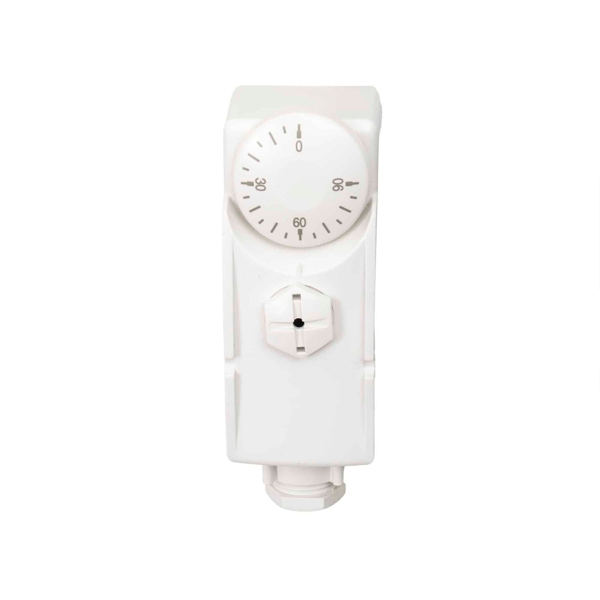 Termostat de imersie 100mm, temperatura 0-90°C, carcasa ABS, IP40