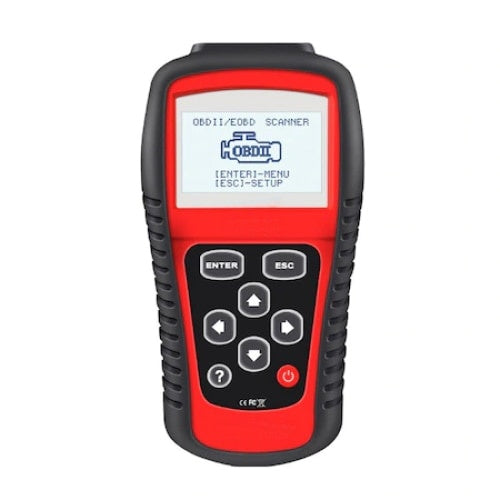 Tester auto FOXMAG24, pentru diagnoza autoturisme, efectueaza module de tesatre, dimensiuni 20 x 10 x 3.8 cm, rosu/negru