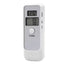 Tester de alcoolemie digital, cu baterii, functie ceas, alarma, termometru, acuratete ridicata, alb