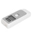 Tester de alcoolemie digital, cu baterii, functie ceas, alarma, termometru, acuratete ridicata, alb
