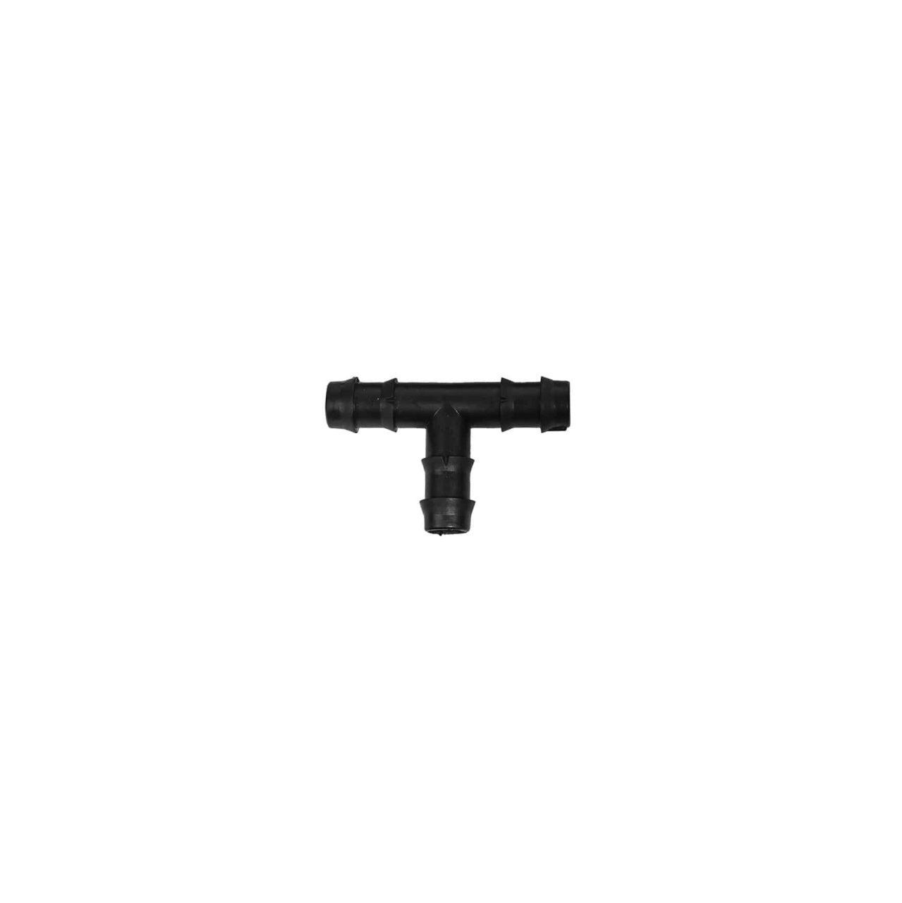 Teu plastic 16mm pentru furtun irigare, culoare negru