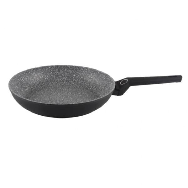 Tigaie aluminiu cu interior granit, 28 cm, compatibila inductie, maner soft touch