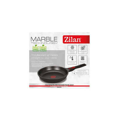 Tigaie ceramica 24cm cu maner detasabil si baza inductie