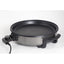 Tigaie electrica rotunda 38 cm cu termostat si capac de sticla, putere 1500W