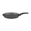 Tigaie grill neagra rotunda 28 cm, aluminiu cu strat neaderent