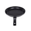 Tigaie grill neagra rotunda 28 cm, aluminiu cu strat neaderent