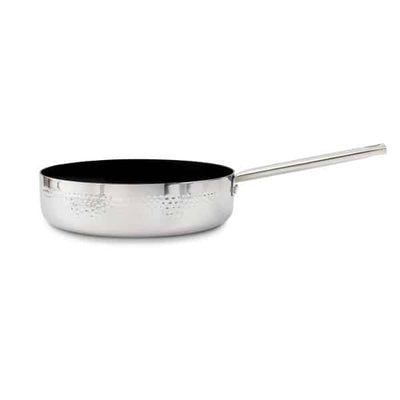 Tigaie inalta din otel inoxidabil, 24 cm, capacitate 1.5L, structura triplu strat