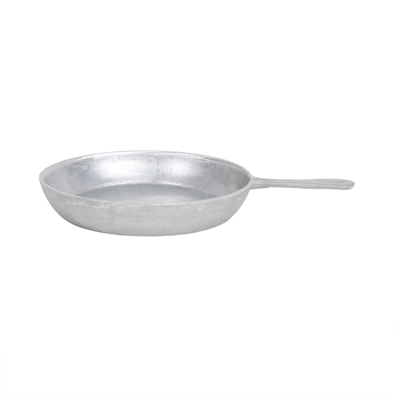 Tigaie plata din aluminiu cu coada, diametru 27 cm, inaltime 4.5 cm