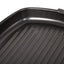 Tigaie tip grill, cu capac din sticla termorezistenta, dimensiuni 28x28 cm, cu maner din lemn, negru