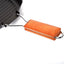 Tigaie tip grill, cu capac din sticla termorezistenta, dimensiuni 28x28 cm, cu maner din lemn, negru