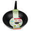Tigaie wok aluminiu 28 cm cu strat neaderent si coada ebonita, neagra