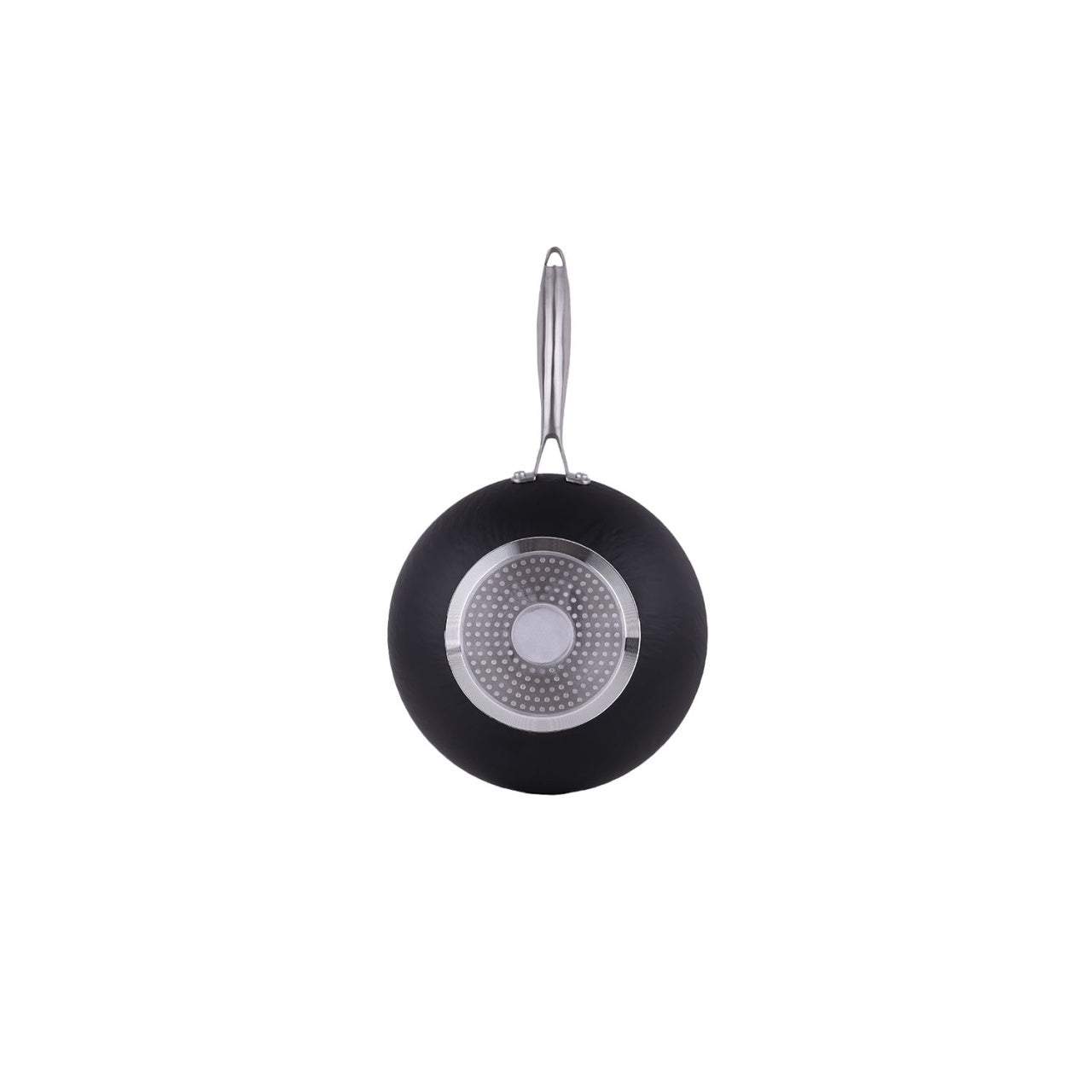 Tigaie wok ceramica antiaderenta, diametru 28 cm, maner inox, compatibila cuptor
