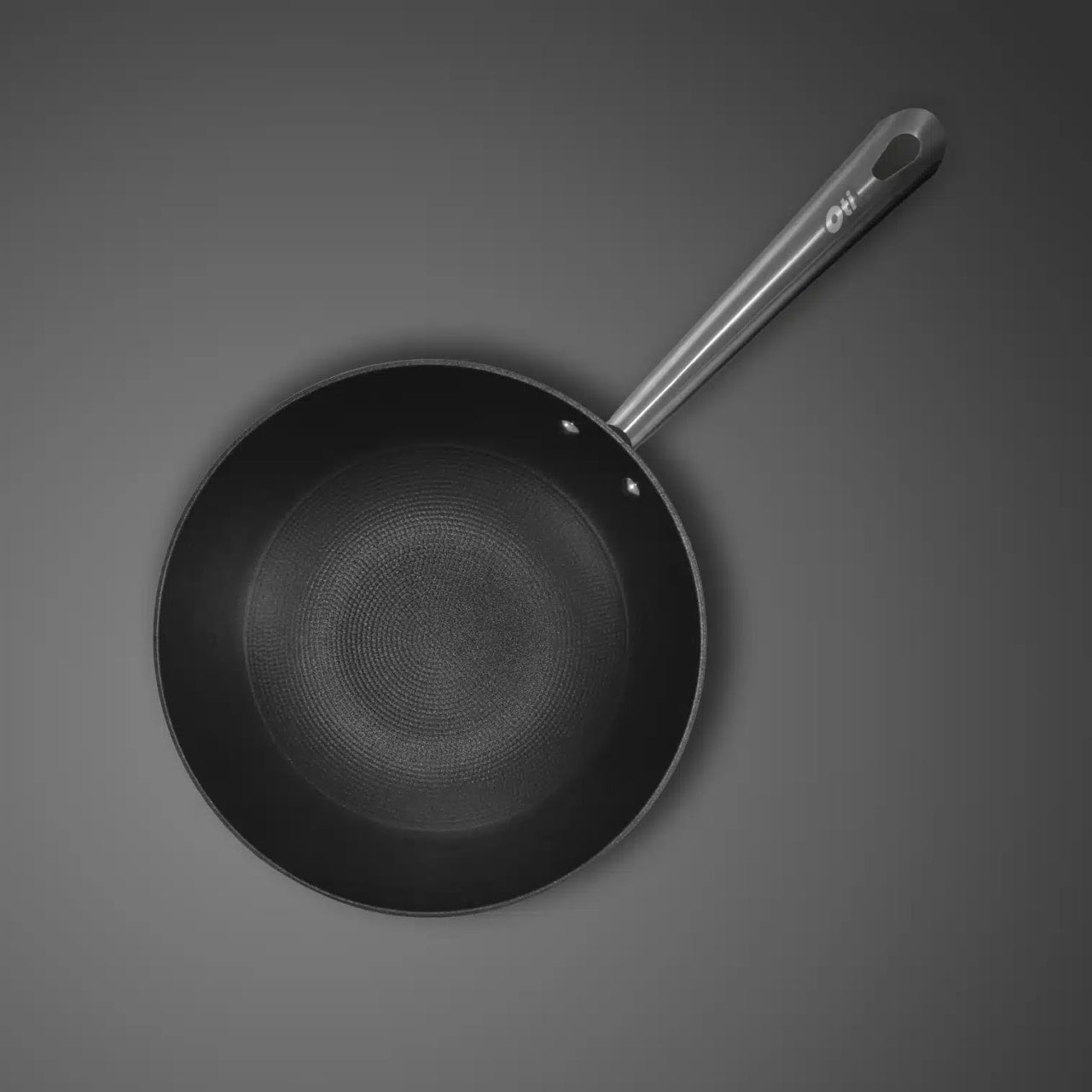 Tigaie wok fonta usoara tip fagure, diametru 28 cm, maner inox