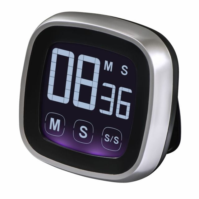 Timer digital cu display FOXMAG24®, prindere magnetica si suport de masa