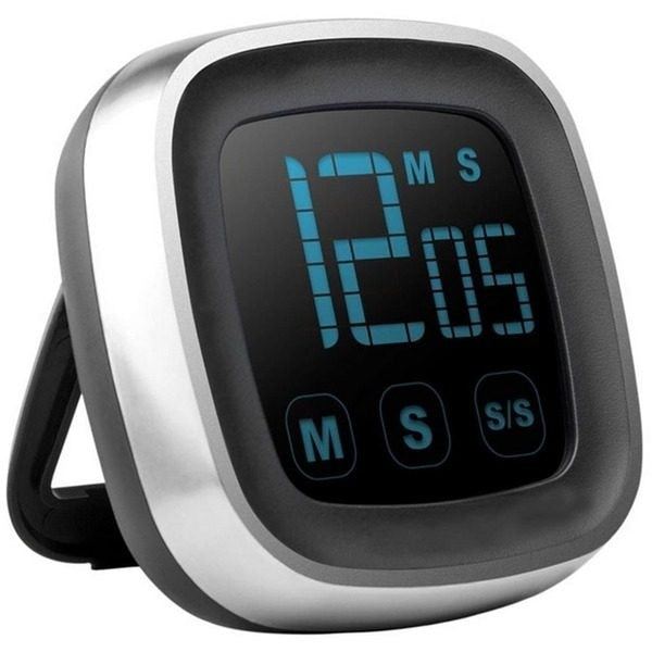 Timer digital cu display FOXMAG24®, prindere magnetica si suport de masa