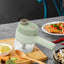 Tocator 4 in 1 pentru alimente, ideal pentru taiere carne, legume, fructe, electric, verde