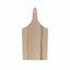 Tocator din fag cu maner, dreptunghiular, 40x20x2 cm, lemn natural