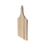 Tocator din fag cu maner, dreptunghiular, 40x20x2 cm, lemn natural