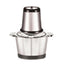 Tocator electric, cu vas din inox, capacitate 2L, putere 250W, cu lame ascutite si durabile, negru/gri