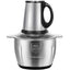 Tocator electric pentru carne si legume, capacitate 3L, 4 lame din otel inoxidabil de inalta calitate, putere 1000 W, recipient din inox, argintiu