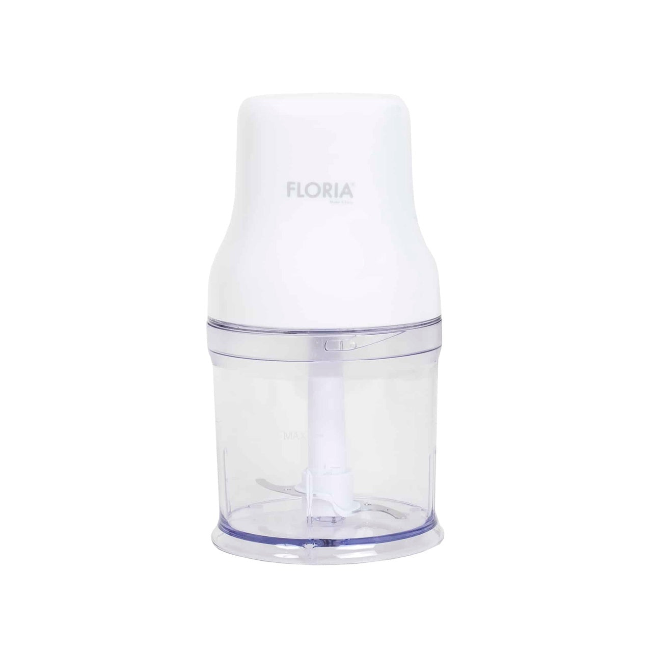 Tocator legume-fructe 200W cu vas 500ml si cutit inox, alb
