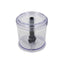 Tocator legume-fructe cu putere 200W si vas 500 ml, cutit inox
