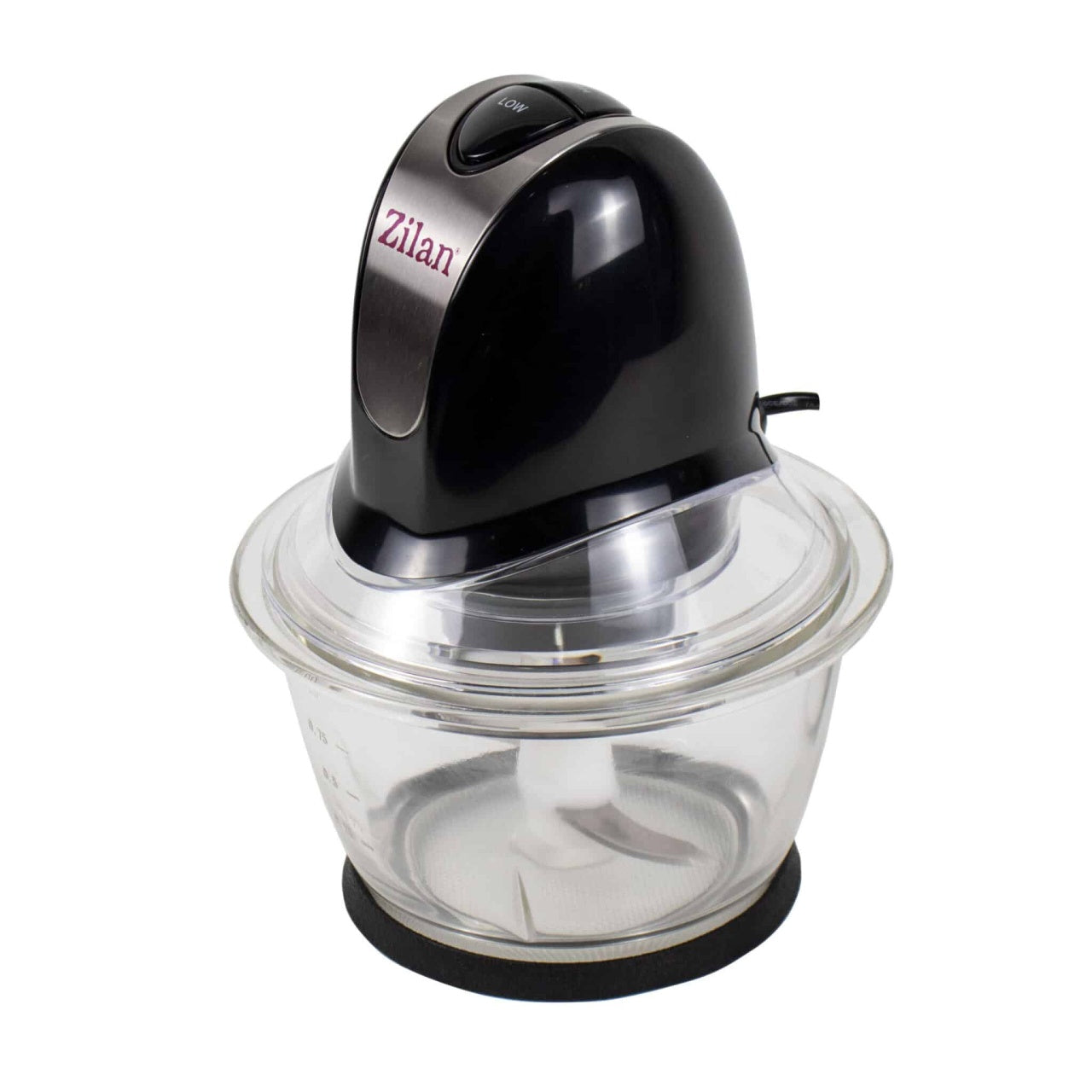 Tocator legume si fructe 300W cu vas sticla 1L si 2 trepte viteza